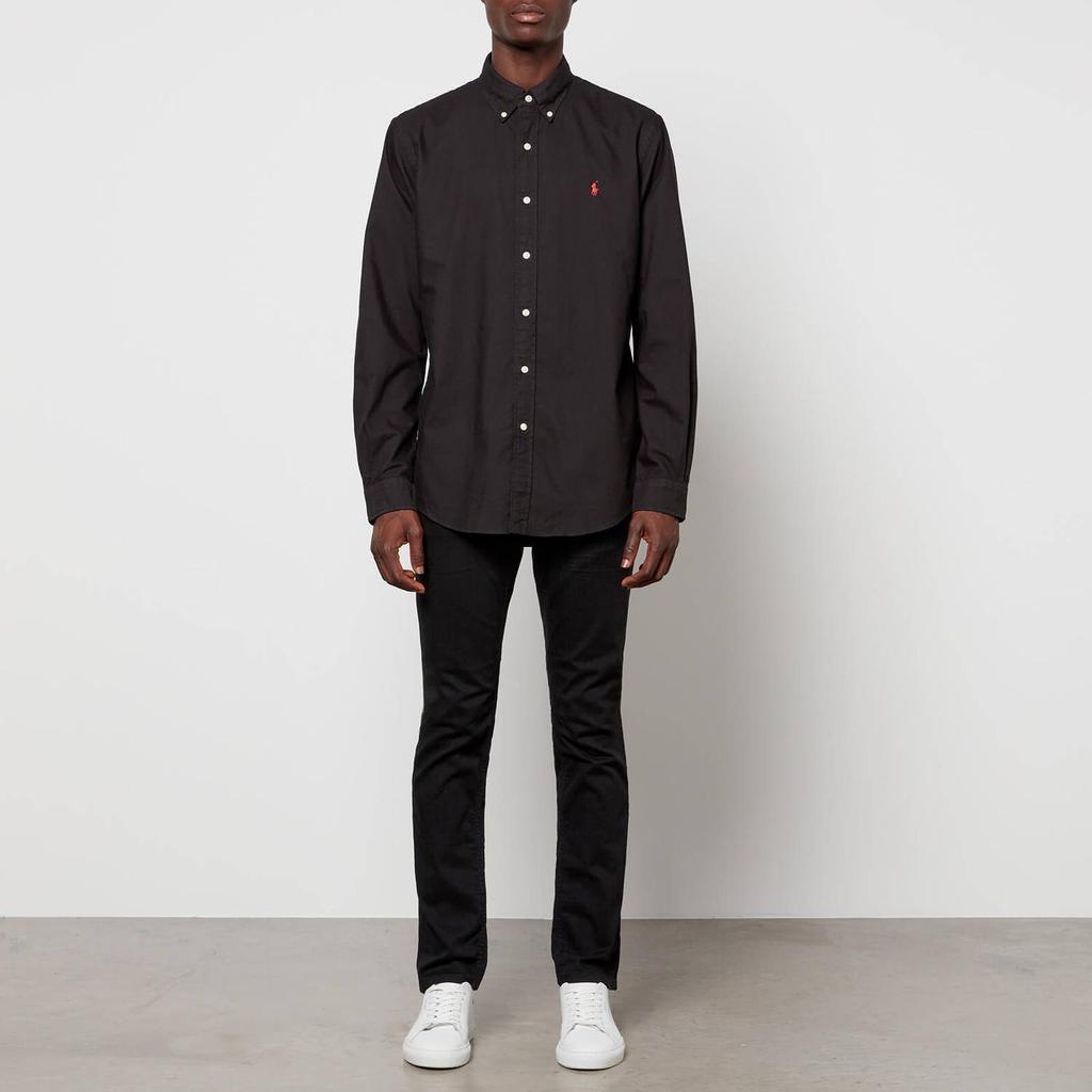 商品Ralph Lauren|Polo Ralph Lauren Men's Custom Fit Oxford Shirt - Polo Black,价格¥853,第5张图片详细描述
