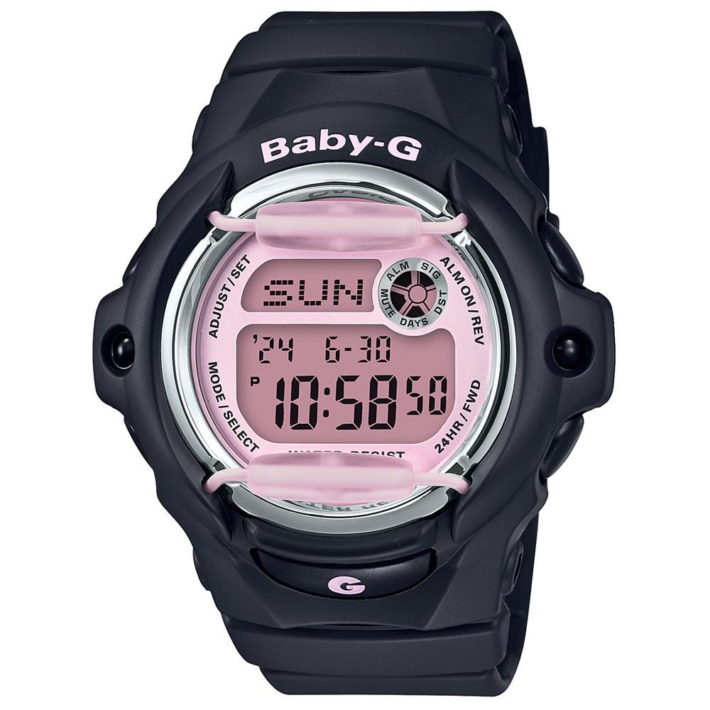 商品G-Shock|Women's Digital Black Resin Strap Watch 42.6mm,价格¥659,第1张图片