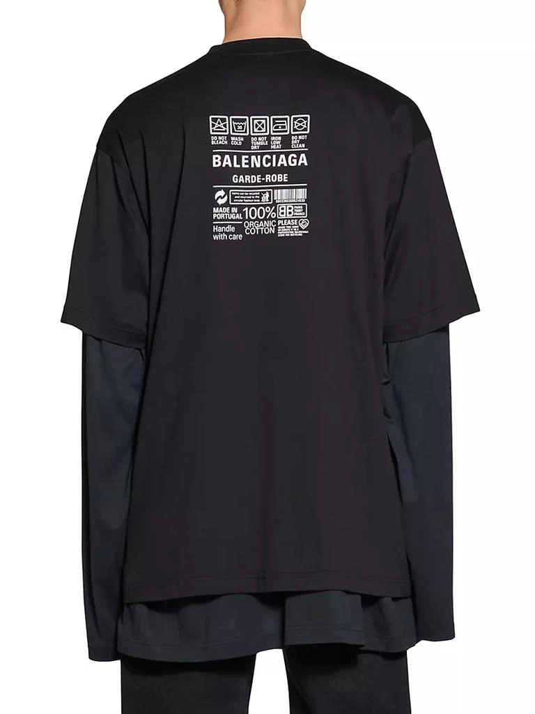 商品Balenciaga|Care Label T-Shirt Medium Fit,价格¥4631,第4张图片详细描述