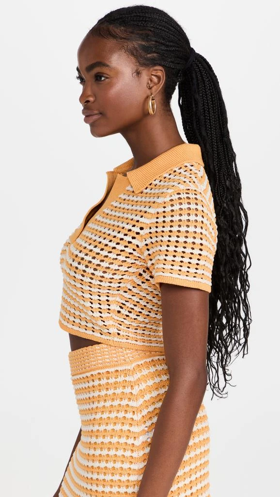 商品Derek Lam|Derek Lam 10 Crosby Merlin 短袖毛衣 Polo 衫,价格¥649,第4张图片详细描述