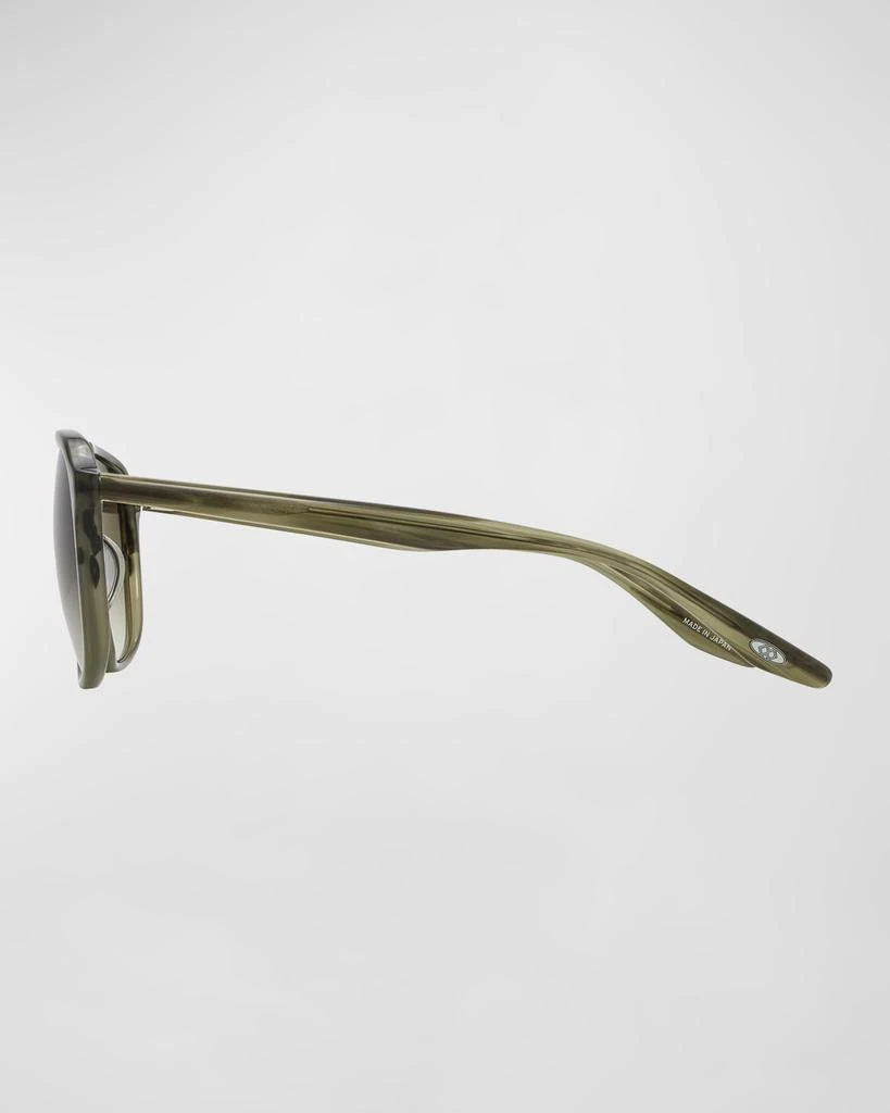 商品Barton Perreira|Men's Gyalis Plastic Rectangle Sunglasses,价格¥4051,第2张图片详细描述