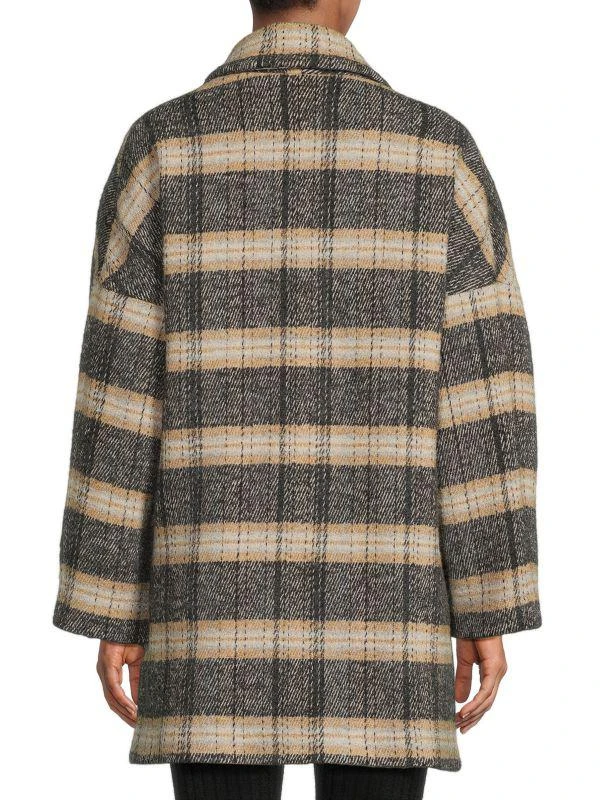 商品ba&sh|Plaid Wool Blend Oversized Blazer,价格¥2032,第2张图片详细描述