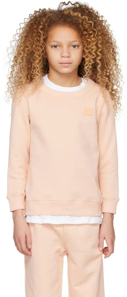 商品Acne Studios|Kids Pink Fairview Sweatshirt,价格¥773,第2张图片详细描述