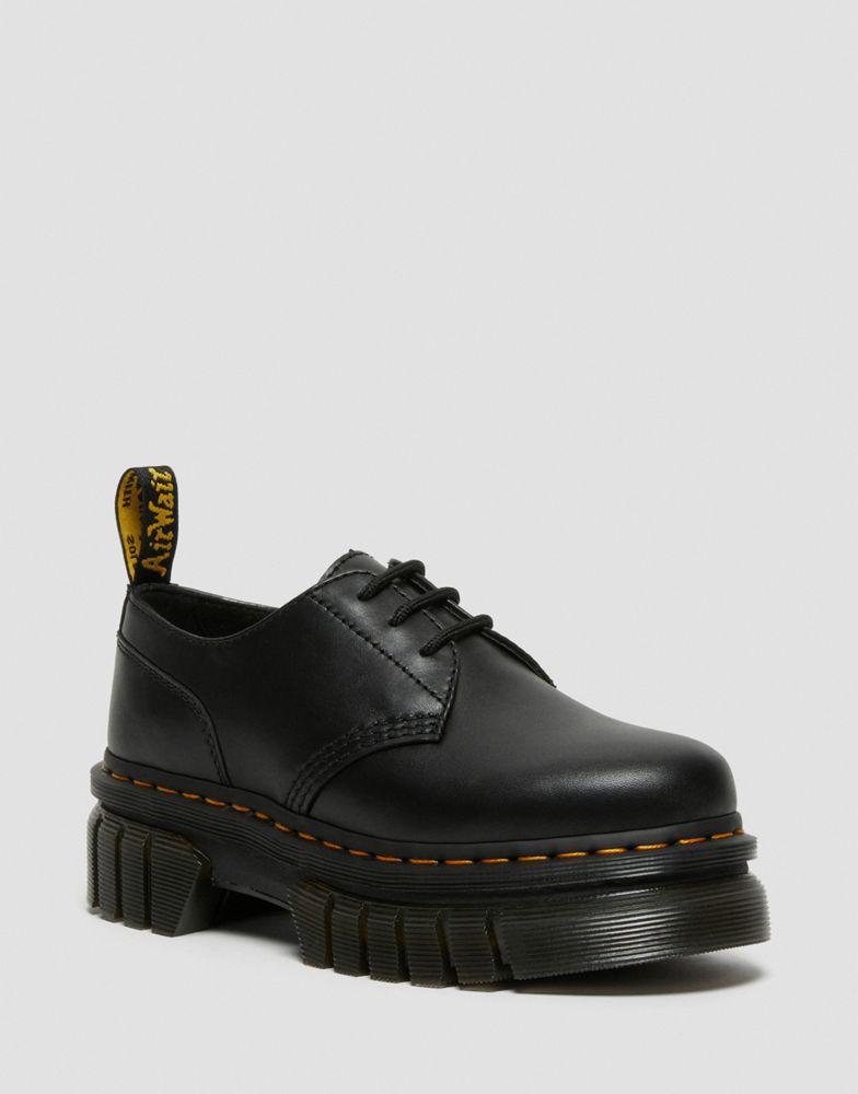 Dr Martens Audrick 3-Eye Shoe with chunky sole in black商品第1张图片规格展示