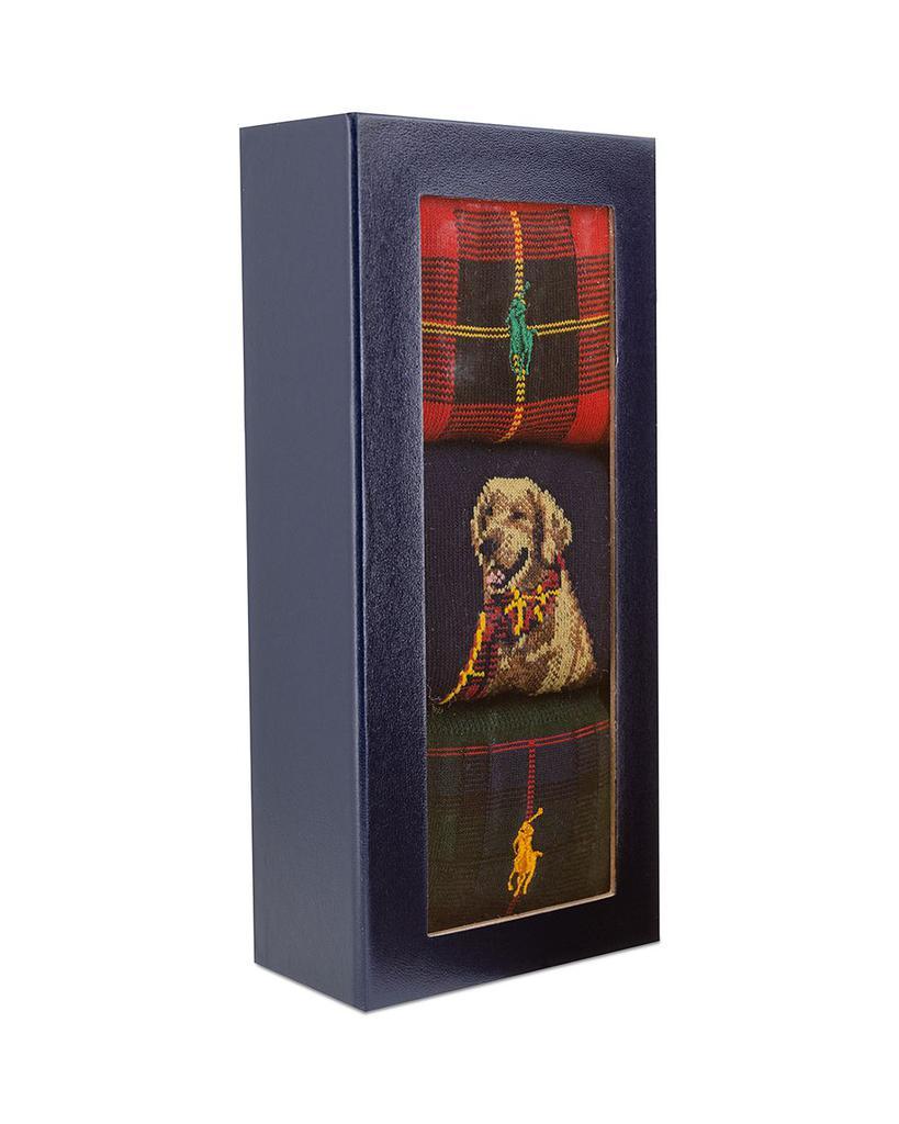 商品Ralph Lauren|3-Pk. Holiday Dog Sock Gift Box,价格¥315,第1张图片