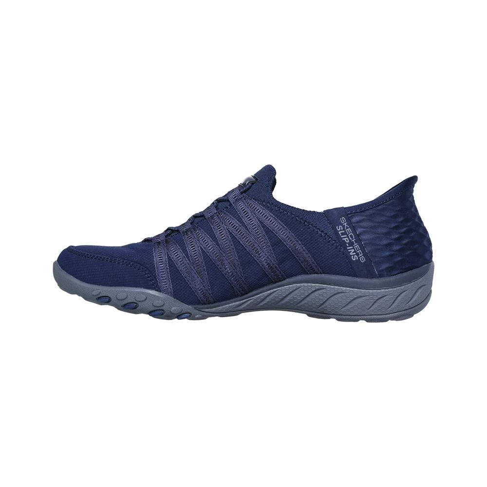 商品SKECHERS|Women's Slip-Ins-Relaxed Fit- Breathe-Easy - Roll with Me Slip-On Casual Sneakers from Finish Line,价格¥528,第3张图片详细描述