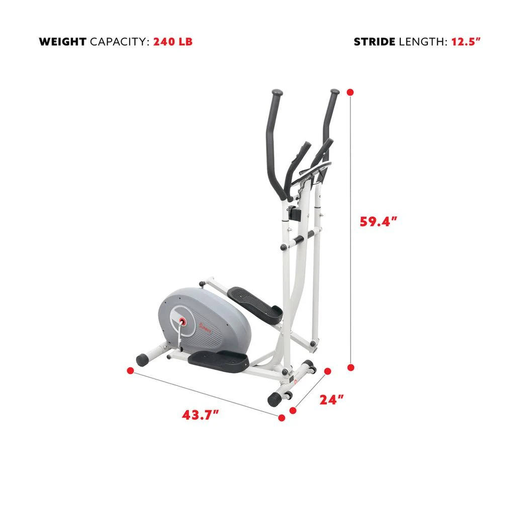 商品Sunny Health & Fitness|Magnetic Elliptical Trainer,价格¥2413,第5张图片详细描述