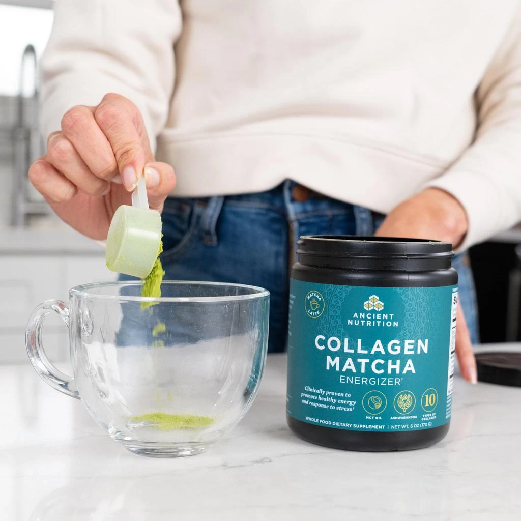 商品Ancient Nutrition|Collagen Matcha Energizer | Powder (20 Servings),价格¥302,第3张图片详细描述