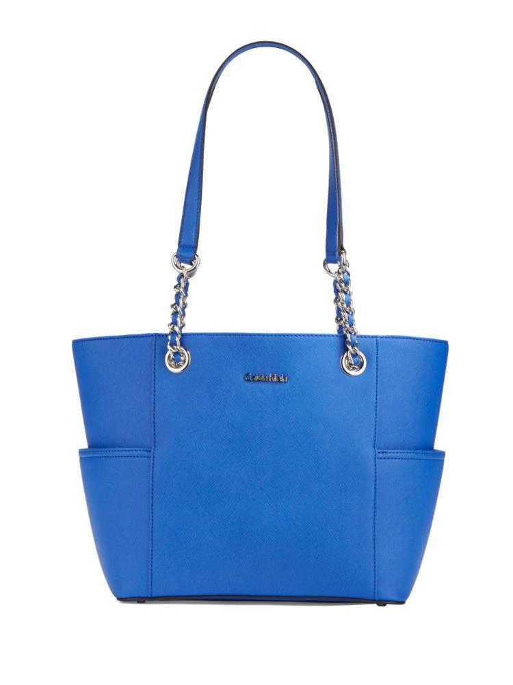 商品Calvin Klein|Saffiano 真皮托特包,价格¥803,第2张图片详细描述