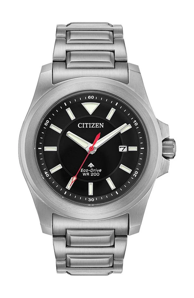 商品[国内直发] Citizen|（轻微瑕疵）Men's Promaster Stainless Steel Bracelet Eco Watch, 42mm,价格¥1027,第1张图片