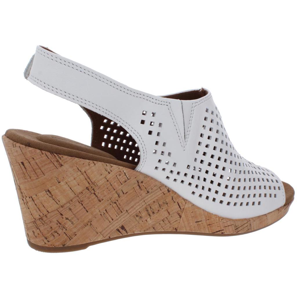 Rockport Womens Briah Perforated Cork Wedge Sandals商品第7张图片规格展示