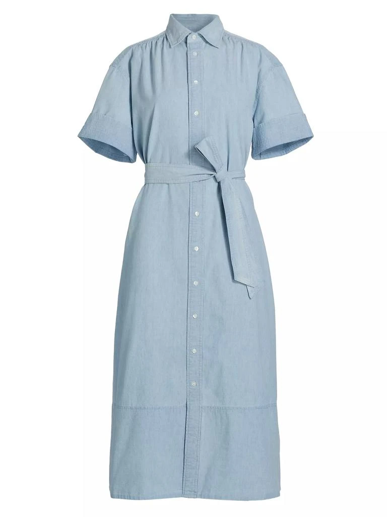 商品Ralph Lauren|Chambray Midi-Shirtdress,价格¥1017,第1张图片