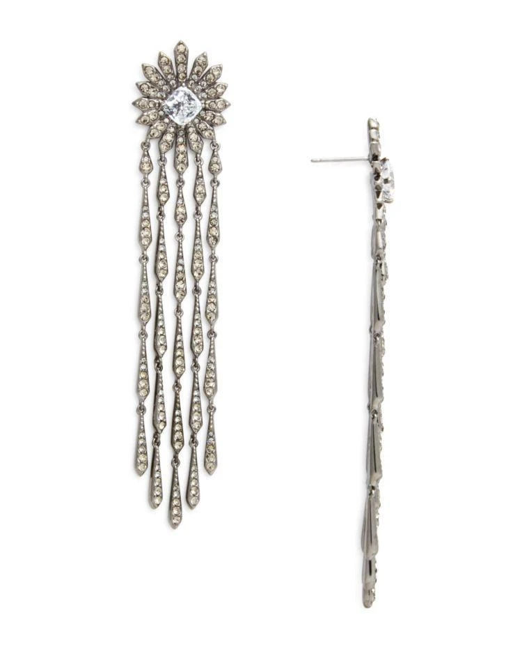 商品Nadri|Sunburst Fringe Drop Earrings,价格¥1011,第1张图片