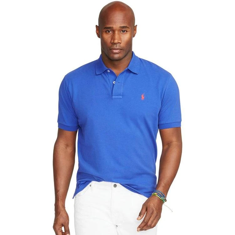 商品Ralph Lauren|Men's Big and Tall Classic-Fit Cotton Mesh Polo Shirt,价格¥526,第1张图片