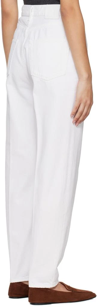 商品Totême|White Tapered Jeans,价格¥1422,第3张图片详细描述
