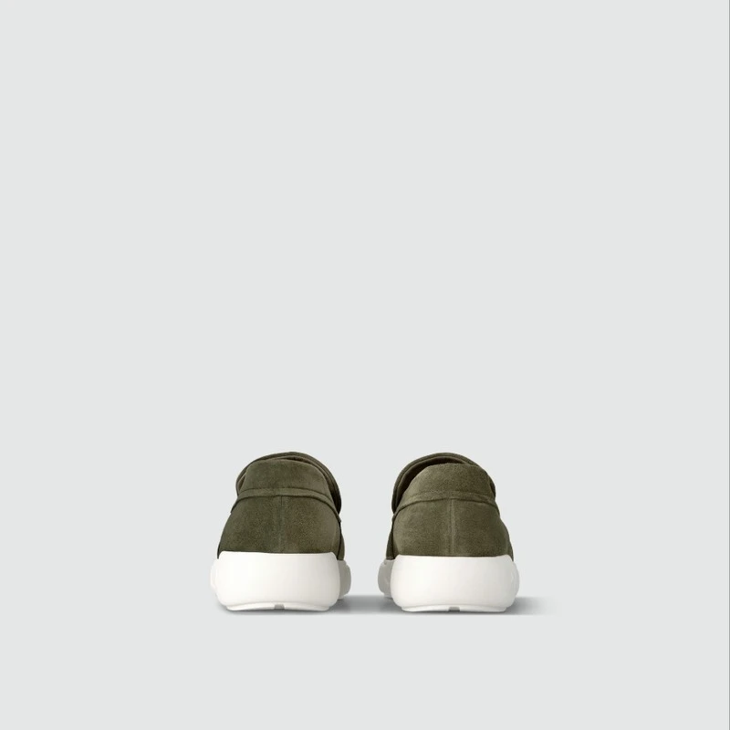 商品Louis Vuitton|【预售3-7天】LV/路易威登 男士绿色小牛皮乐福鞋,价格¥7211,第6张图片详细描述
