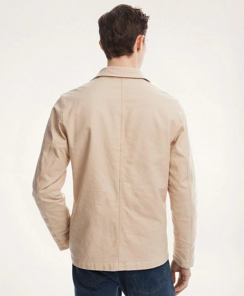 商品Brooks Brothers|Stretch Canvas Chore Jacket,价格¥1106,第2张图片详细描述