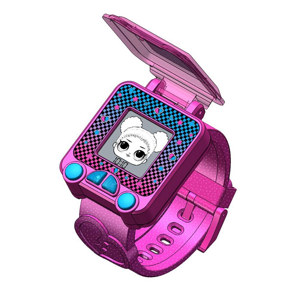 商品LOL Surprise!|LOL Surprise Kid's Educational Learning Pink Silicone Strap Watch, 40mm,价格¥147,第5张图片详细描述