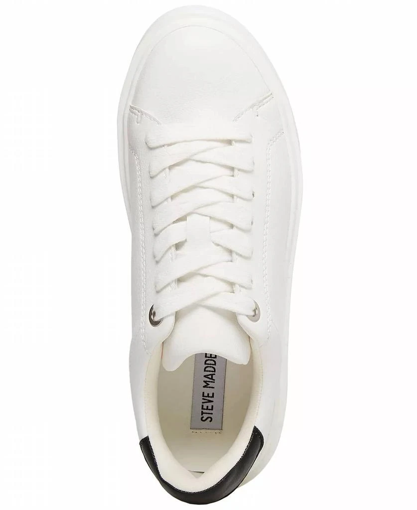 商品Steve Madden|Women's Charlie Sneaker In White,价格¥465,第4张图片详细描述