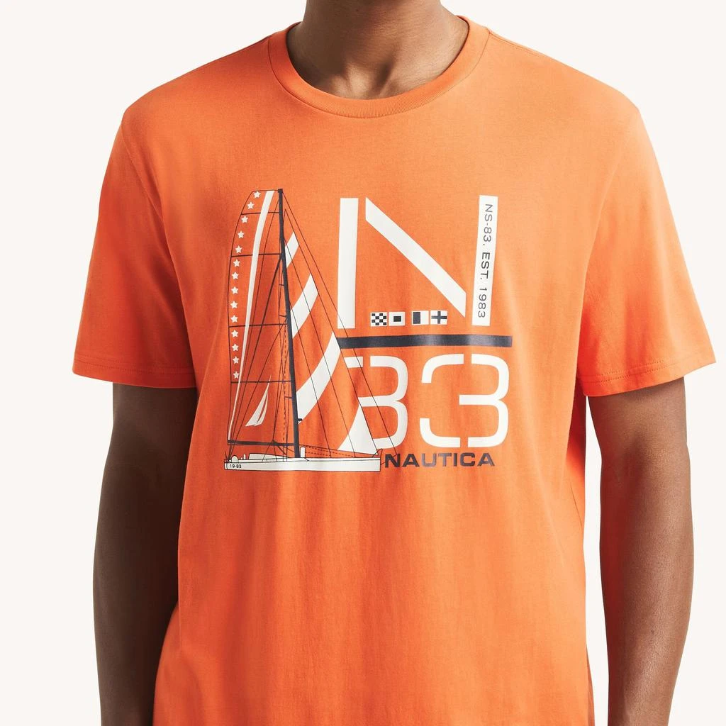 商品Nautica|Mens Sailboat Sleep T-Shirt,价格¥83,第3张图片详细描述