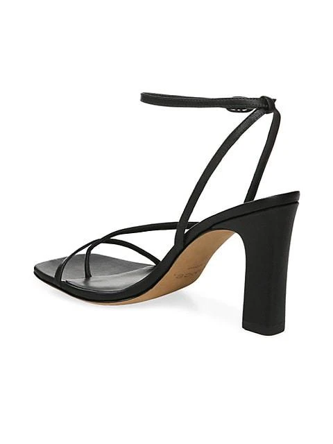 商品Vince|Qiana Strappy Leather Sandals,价格¥760,第3张图片详细描述