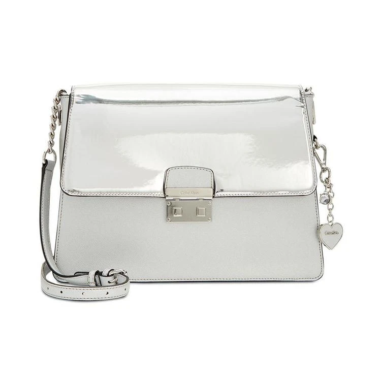 商品Calvin Klein|Metallic Medium Messenger,价格¥590,第1张图片