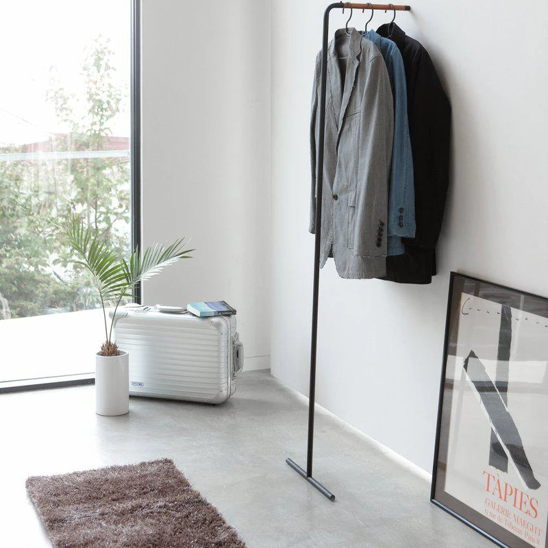 商品Yamazaki Home|Leaning Coat Rack (63" H)  Steel,价格¥340,第2张图片详细描述