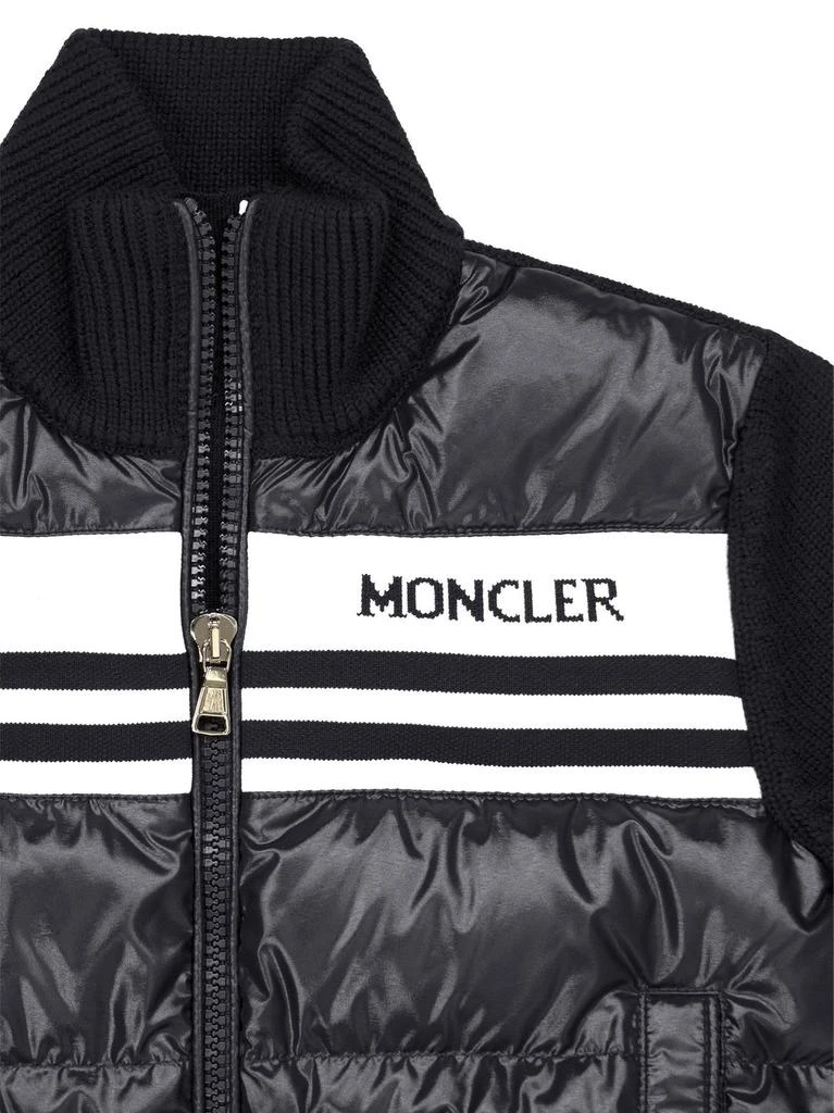 商品Moncler|Moncler Enfant Logo-Intarsia Zipped Padded Jacket,价格¥3450,第3张图片详细描述