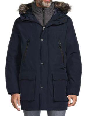 Benson Snorkel Faux Fur Trim Jacket商品第7张图片规格展示