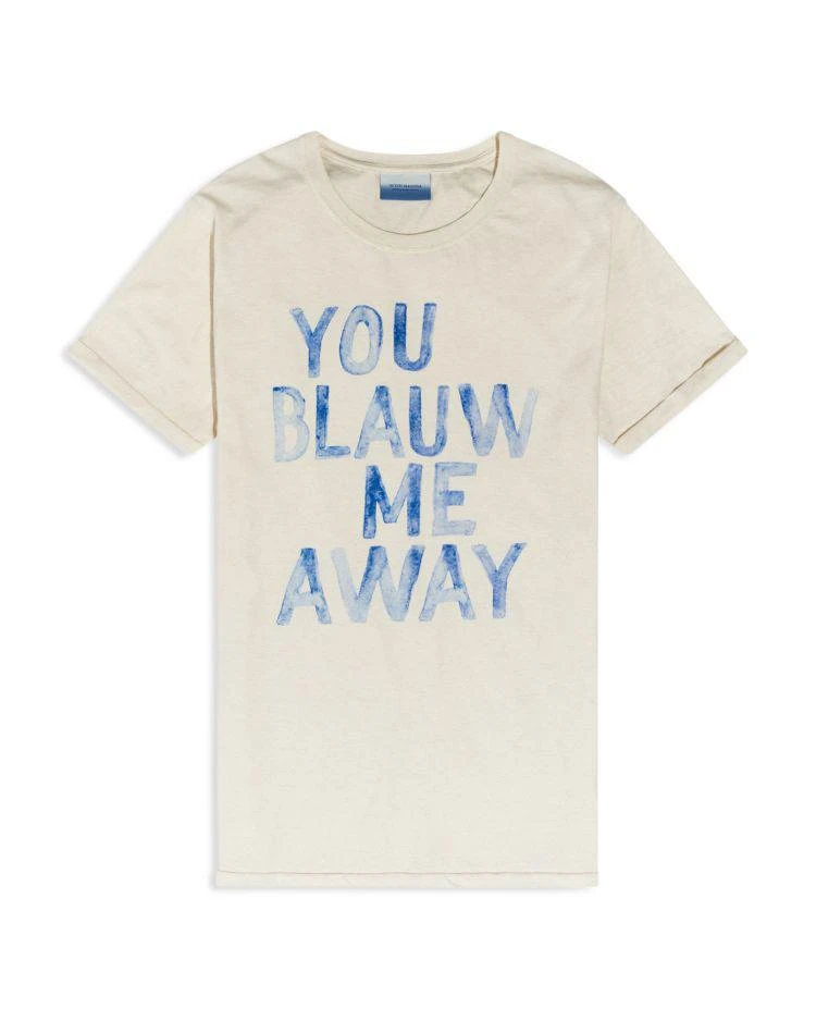 商品Scotch & Soda|You Blauw Me Away Short Sleeve Tee,价格¥101,第3张图片详细描述