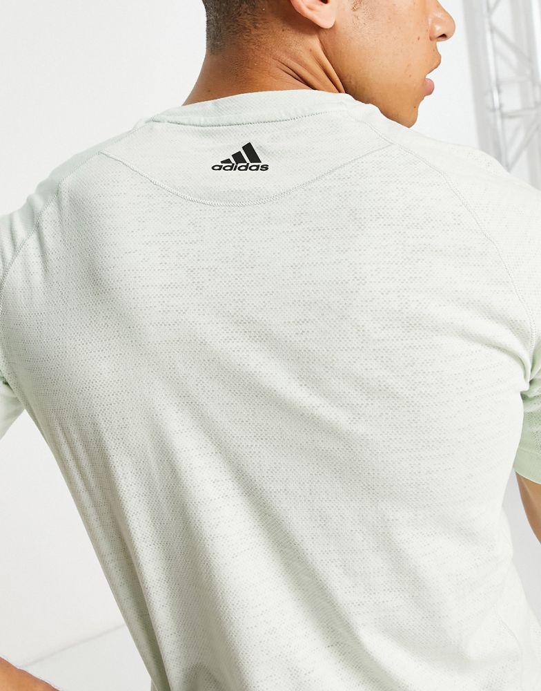 adidas Yoga t-shirt in green商品第2张图片规格展示