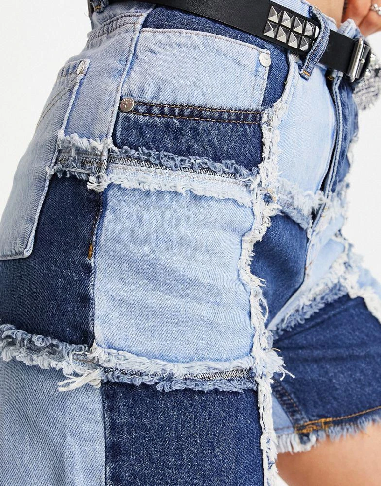 商品The Ragged Priest|The Ragged Priest high waisted longer line patchwork shorts,价格¥373,第2张图片详细描述