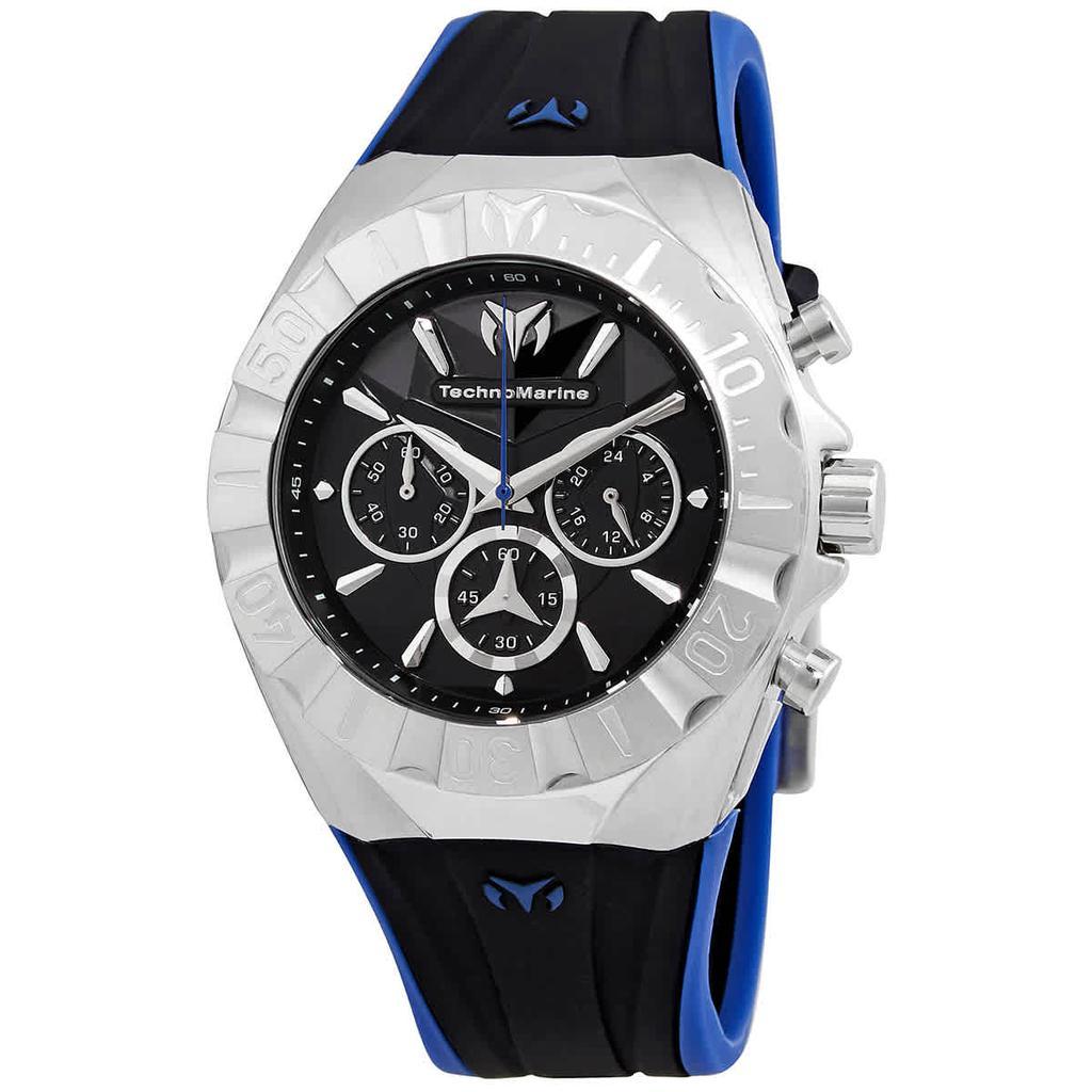 商品TechnoMarine|Cruise Chronograph Quartz Black Dial Mens Watch TM-121138,价格¥744,第1张图片