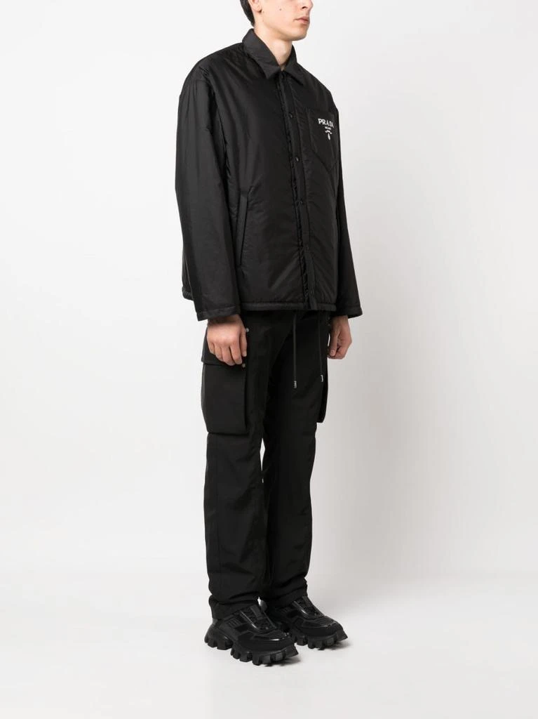 商品Prada|PRADA logo-print padded jacket,价格¥13629,第3张图片详细描述