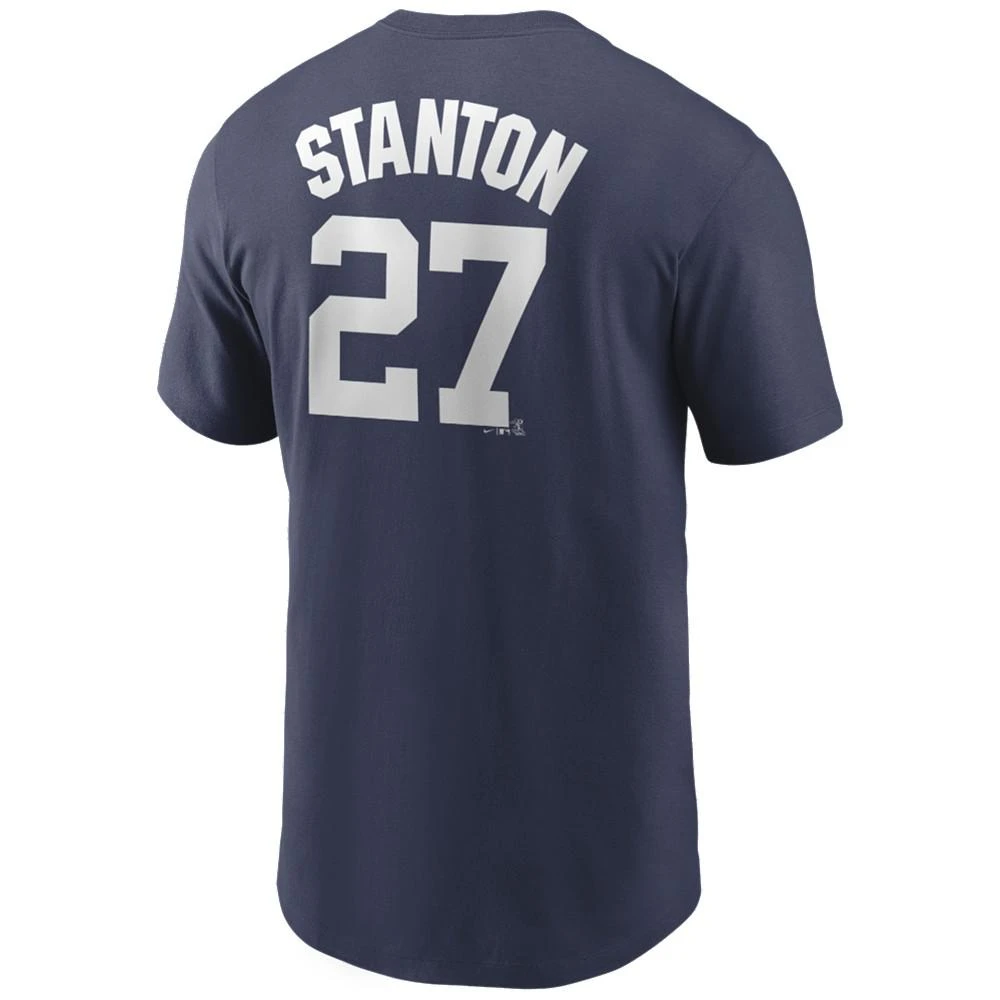 商品NIKE|Men's Giancarlo Stanton New York Yankees Name and Number Player T-Shirt,价格¥300,第1张图片