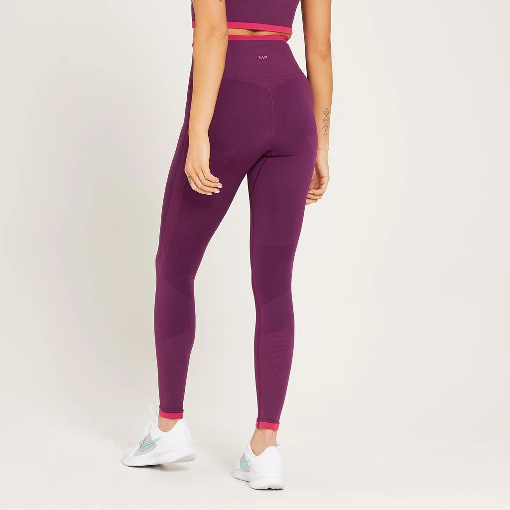 商品Myprotein|MP Women's Adapt Seamless Leggings - Dark Purple,价格¥370,第2张图片详细描述