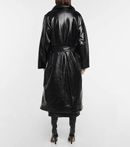 商品STAND STUDIO|Irma配腰带人造皮革大衣,价格¥2881,第3张图片详细描述