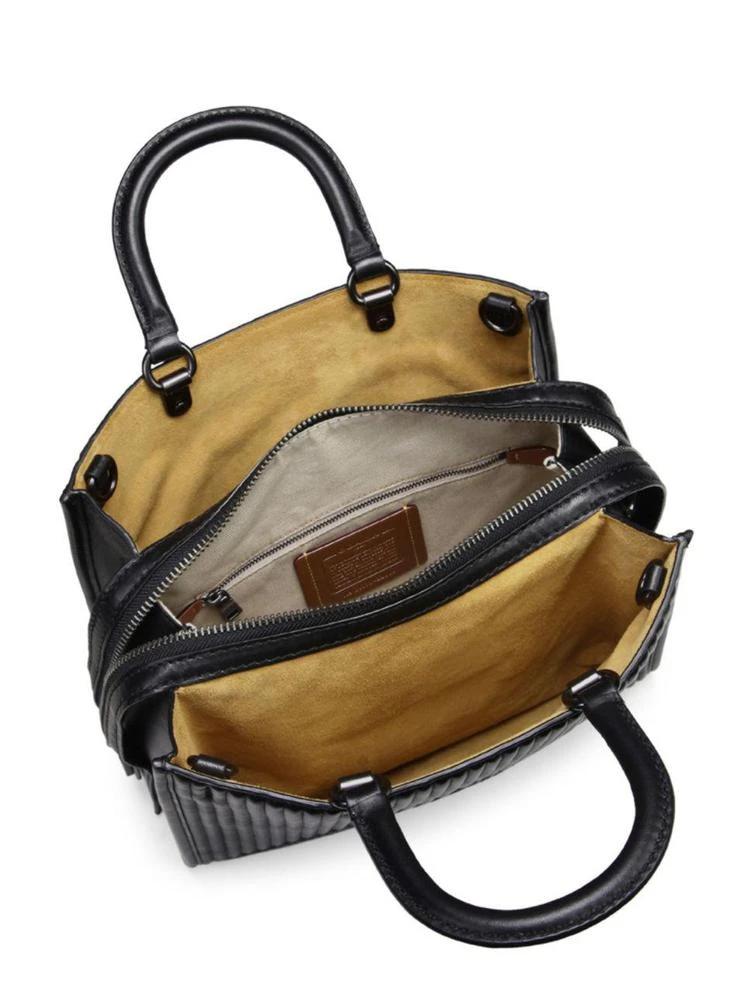 商品Coach|绗缝皮革手提包,价格¥7490,第2张图片详细描述
