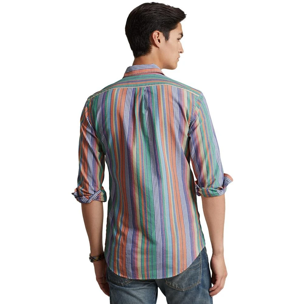 商品Ralph Lauren|Men's Classic-Fit Striped Oxford Shirt,价格¥368,第2张图片详细描述