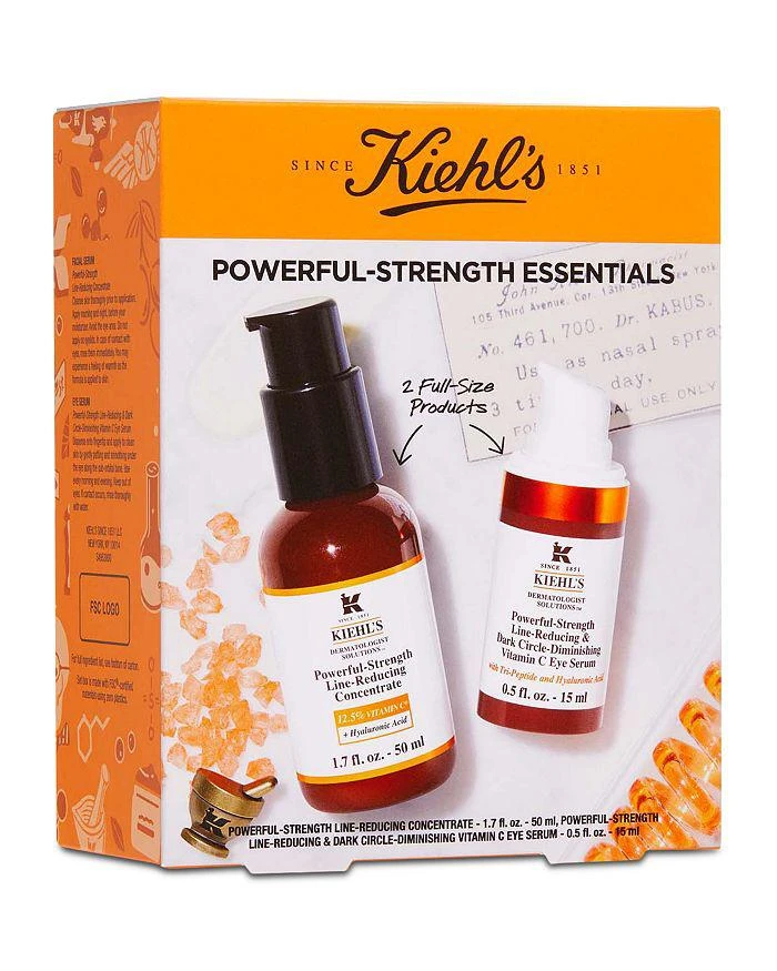 商品Kiehl's|Powerful-Strength Essentials Gift Set ($120 value),价格¥428,第3张图片详细描述