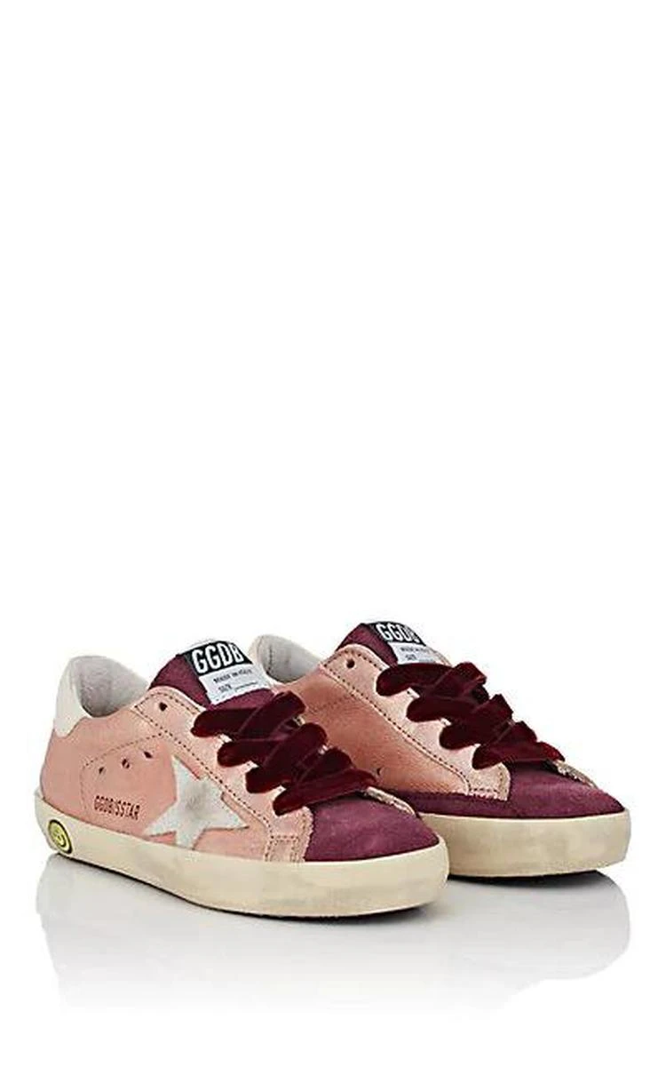 商品Golden Goose|Kids' Superstar Leather & Suede Sneakers,价格¥714,第1张图片