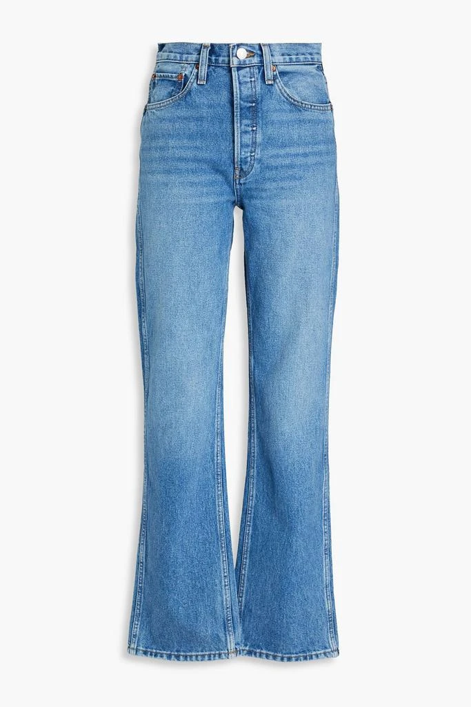 商品Re/Done|High-rise straight-leg jeans,价格¥321,第1张图片