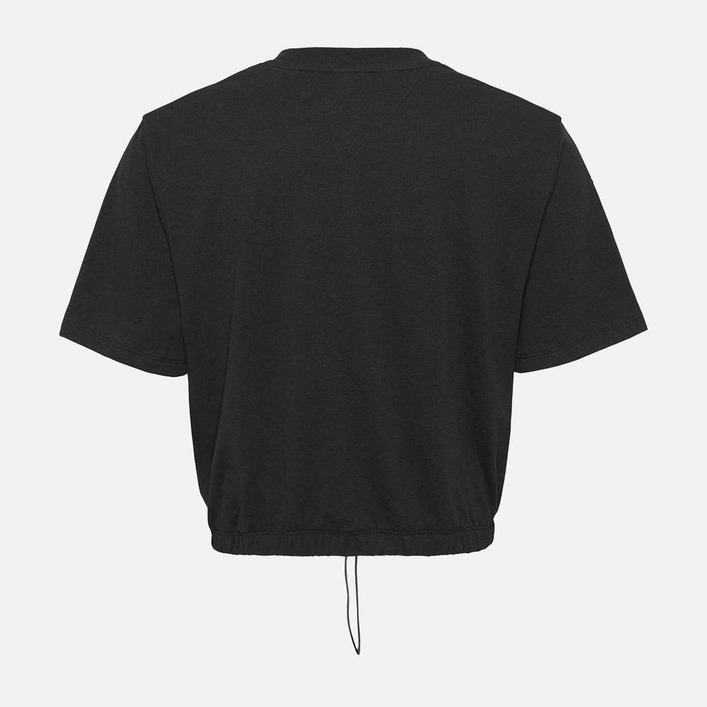 商品Tommy Hilfiger|Tommy Jeans Women's Sustainable Crop Floral T-Shirt - Black,价格¥181,第7张图片详细描述