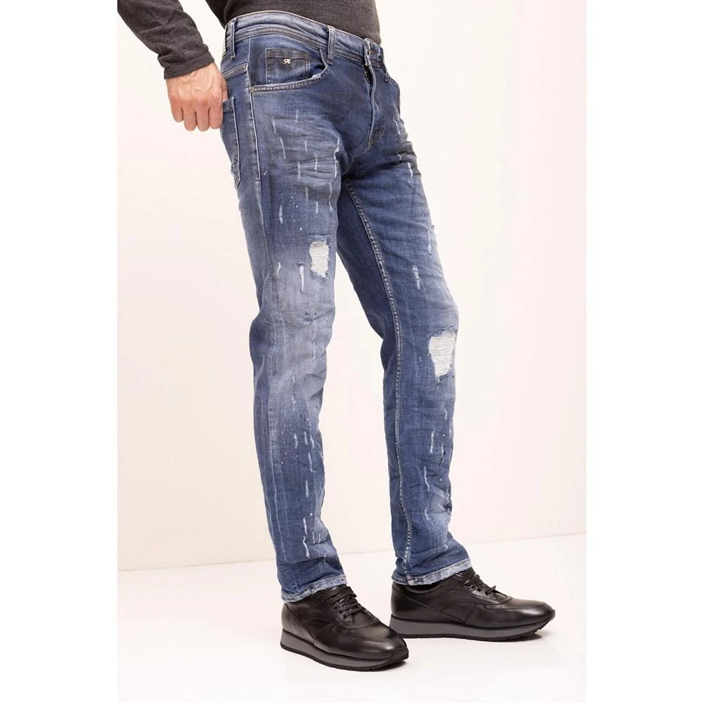 商品RON TOMSON|Men's Modern Oiled Denim Jeans,价格¥1261,第4张图片详细描述