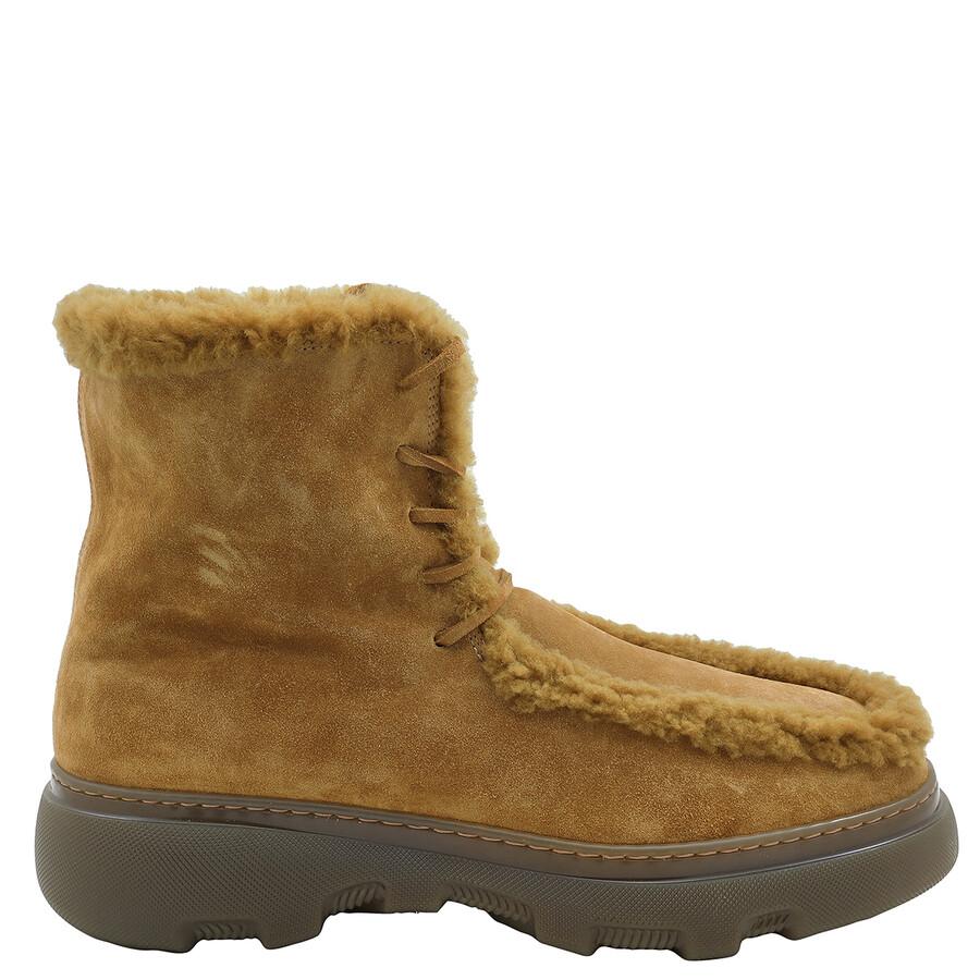 Size 11 - Burberry Men\'s Suede Lace-Up Creeper Nubuck Boot Burberry Men main image 3