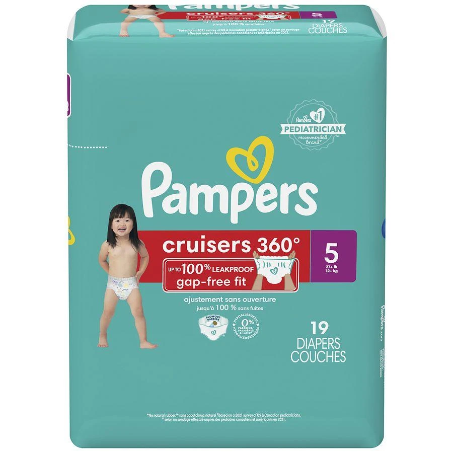商品Pampers|Pull-On Diapers, Babyproof up to 100% leakproof diaper No scent, Size 6 (35+ lbs),价格¥79,第3张图片详细描述