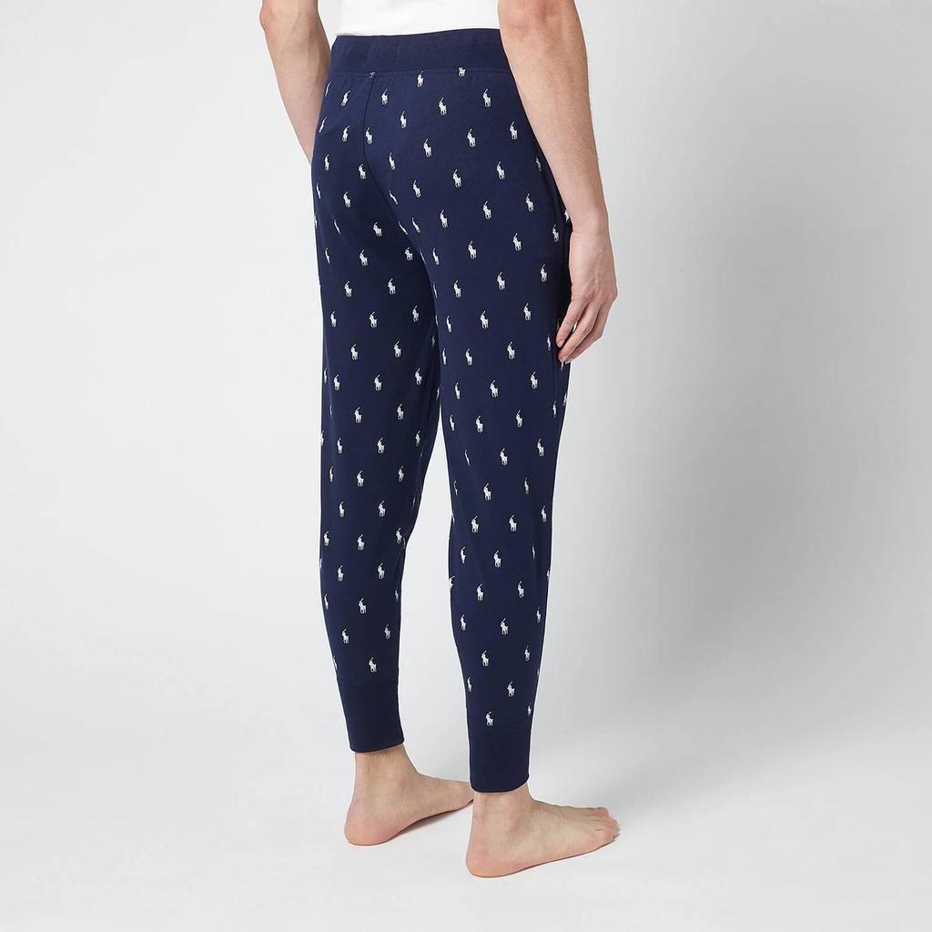 Polo Ralph Lauren Men's All Over Print Liquid Cotton Joggers - Cruise Navy商品第2张图片规格展示