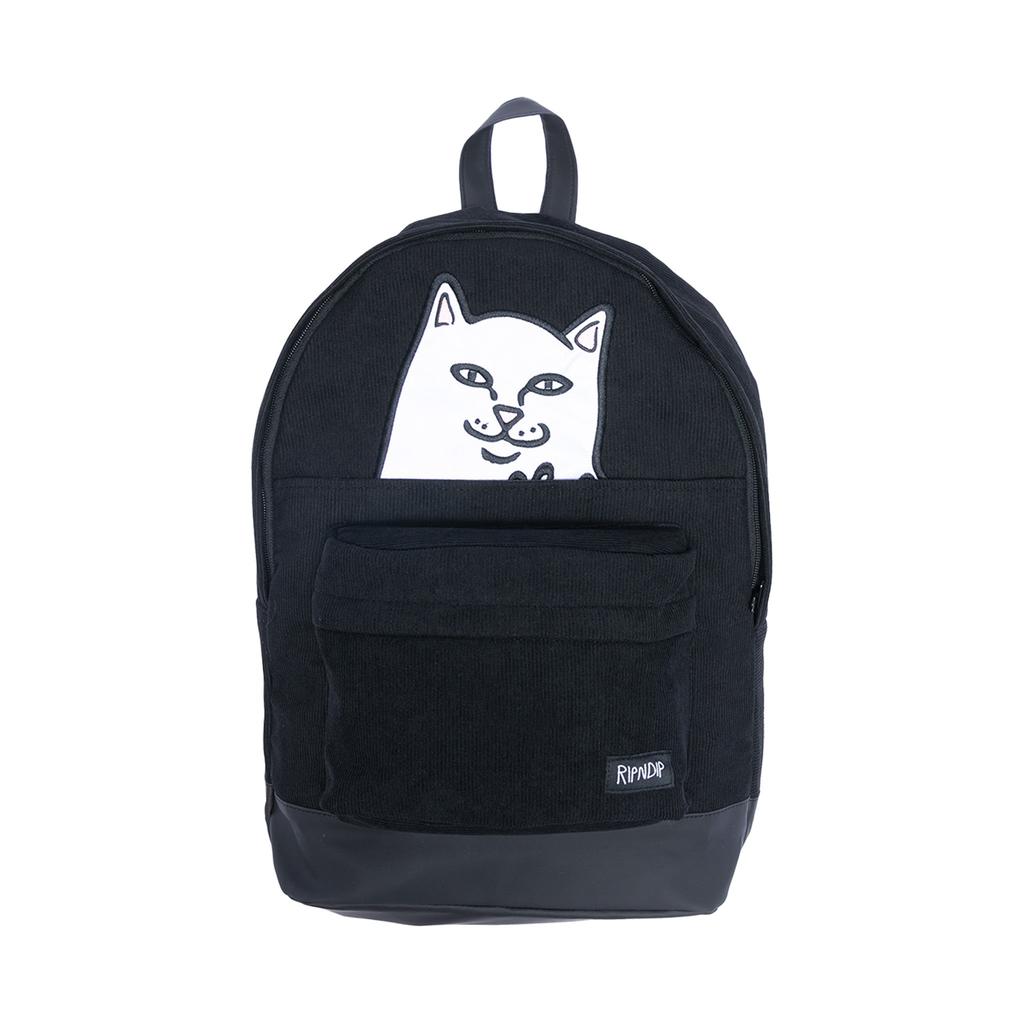 Lord Nermal Corduroy Backpack (Black)商品第1张图片规格展示