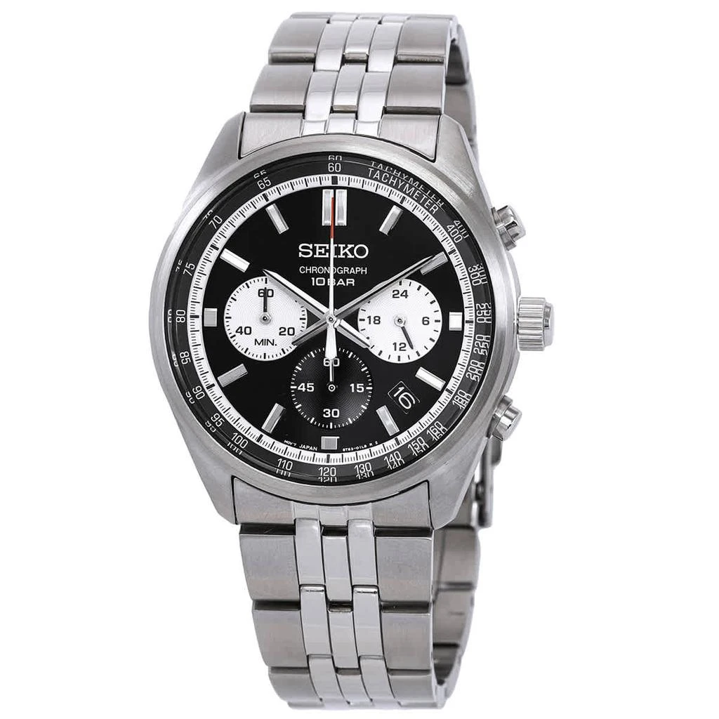 商品Seiko|Chronograph Quartz Black Dial Men's Watch SSB429P1,价格¥1030,第1张图片