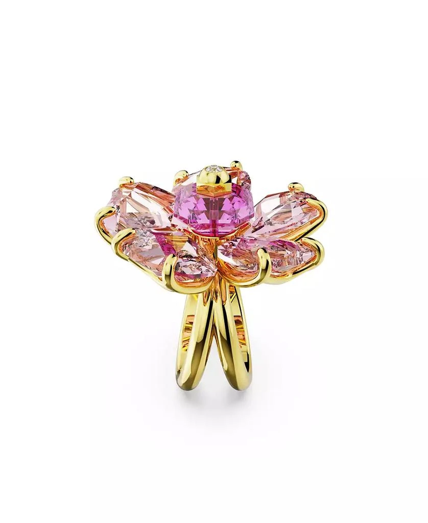 商品Swarovski|Crystal Flower Pink Florere Cocktail Ring,价格¥1488,第3张图片详细描述